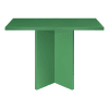 Quadratischer Esstisch aus lackiertem MDF, 100x100 cm, Grün