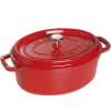 Cocotte ovale Signature 27cm  rouge en fonte H15.4