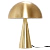Lampe de table en métal or