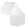Lámpara de pared blanco acero alt. 8 cm