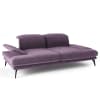 Zweisitzer-Sofa aus Holz in lila