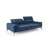 Dreisitzer-Sofa aus Holz in Blau