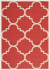 Tapis interieur & exterieur en rouge, 160 x 231 cm