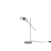 Lámpara de mesa de metal de níquel con punto de luz ajustable