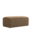 Pouf pour canapé modulable en tissu - Caramel