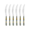 Pintinox Catarì Smart Set Da 6 Coltelli Per Pizza - Acciaio Inox Lucido, Lama 10 Cm, Manico Rivettato, Qualità Professionale - 6