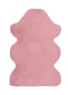 Tapis lavable extra doux en rose, 60X90 cm