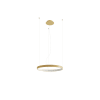 Lámpara colgante de aluminio dorado 4000k alt. 150 cm