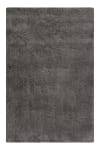 Tappeto confortevole, morbido in lana, pelo lungo grigio scuro 170x240