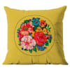 ABAKUHAUS Federa Cuscino Mandala 90x40 Cm – Cuscino Decorativo Orientale – Stampato Fronte/Retro Con Cerniera – Viola, Senape, Arancione