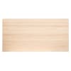 Cabecero de madera maciza en tono natural de 150x80cm