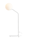 Lampe de table en métal blanc