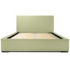 Modernes Bett aus massivem Kiefernholz und HDF-Platte 160x200 grün