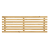 Cabecero de madera maciza en tono olivo de 160x73cm
