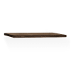 Estantería de madera maciza flotante acabado nogal 60x3,2cm