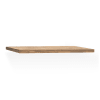 Estantería de madera maciza flotante acabado envejecido 180x3,2cm
