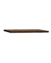 Estantería de madera maciza flotante acabado nogal 80cm