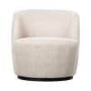 Fauteuil pivotant design en tissu Woood - SERRA