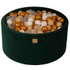 Verde oscuro Piscina de bolas:Oro/Beige/Blanco/Transparente H40cm