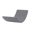 Planche d'équilibre gris avec feutre gris 80x30 cm