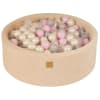 Crudo piscina de bolas transparent/rosa pastel/perla blanca/gris h30