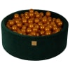 Verde oscuro Piscina de bolas: Oro H30cm