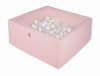 Baby Ball Pit Pastel Pink 200 Ball: Bianco/Trasparente/Bianco perla
