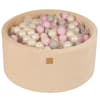 Crudo Piscina de bolas Transparent/Rosa pastel/Perla blanca/Gris H40cm