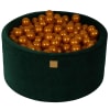Verde oscuro Piscina de bolas: Oro H40cm