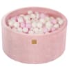 Rosas en polvo Piscina de bolas: Blanco/Rosa pastel H40cm