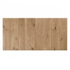 Cabecero de madera maciza en tono envejecido de 140x80cm
