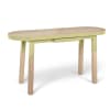 Mesa de escritorio de diseño 100% madera maciza - consola 140 cm