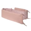 Tour de lit bébé 60x120 et 70x140 en coton bio rose