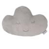 Coussin nuage pour enfant en peluche douce et coton gris