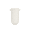 Vase blanc en grès Ø13,5xH20,5cm