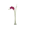 Orchidée en illusion d'eau artificielles fuchsia H65