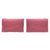 2 Taies d'oreiller en coton 50x75 cm rose foncé
