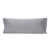 Funda de almohada de algodón percal 45x110 cm gris