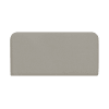 Cabecero tapizado de algodón en color gris de 150x80cm