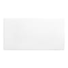 Cabecero tapizado de polipiel liso en color blanco de 150x80cm