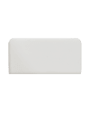 Cabecero tapizado de algodón en color blanco de 180x80cm