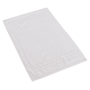 Tapis de bain en coton blanc 50x80 cm