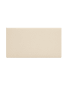 Cabecero tapizado de algodón en color hueso de 135x80cm