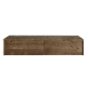 Consola flotante de entrada de madera en color marrón