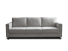 3-Sitzer Sofa mit Bettfunktion aus aus Cord Hellgrau