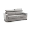 Poltrona da salotto scandinava, comodo divano relax, braccioli, tasca laterale, 4 gambe in acciaio, ufficio, 75 x 81 x 94,5 cm, grigio (blu) | Leroy Merlin