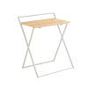 Schreibtisch klappbar für Home-Office MDF Metall Weiß