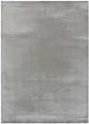 Tappeto morbido lavabile liscio grigio chiaro, 60X110 cm
