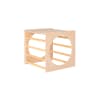 Gioco educativo 1 cubo di Pikler in legno beige