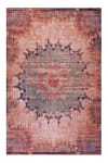 Flacher Teppich, Vintage, orientalisches Muster, multicolor 160x230